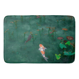 Foto av japansk Koi Fish Nature Badrumsmatta
