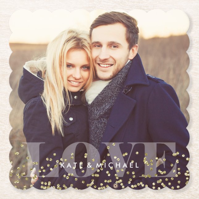 Foto av Kärlek och miniatyrdiagram Underlägg Papper (Framsida)