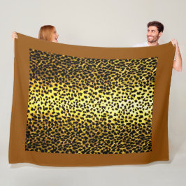 Foto av Leopard Tapet Fleecefilt