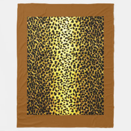 Foto av Leopard Tapet Fleecefilt