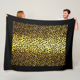 Foto av Leopard Tapet Fleecefilt