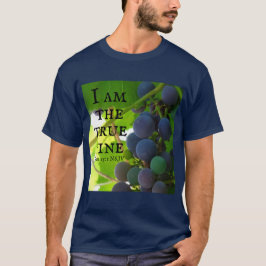 Foto av Lila Grapes Gospel av John Bible Verse T Shirt