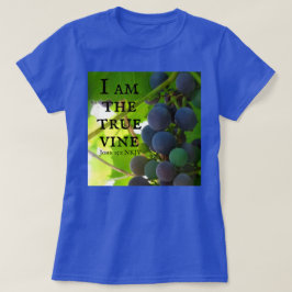 Foto av Lila Grapes Gospel av John Bible Verse T Shirt