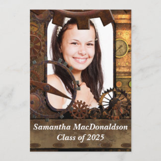 Foto av mekaniska maskiner, studenten inbjudningar