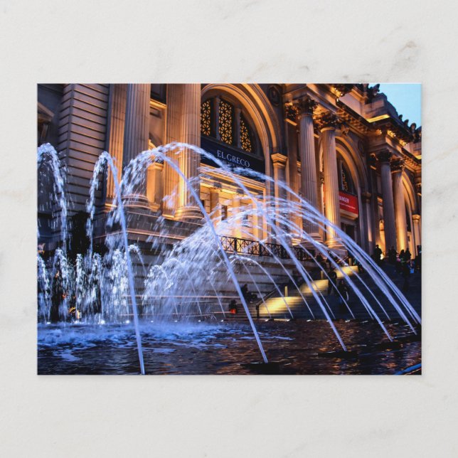 Foto av Metropolitan Museum of Art (nedan kallat M Vykort (Framsida)