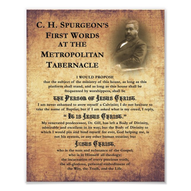 Foto av Metropolitan Tabernacle First Ord (Framsidan)