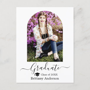 Foto av modern Arch Cap Calligraphy Studenten Vykort