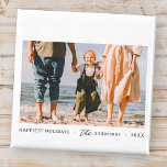 Foto av modern, enkel, minimalistisk Anpassningsba Magnet<br><div class="desc">Design består av enkel serif och lekfull skripttypografi mot en vit bakgrund. Lägg till ett anpassningsbar-foto.</div>