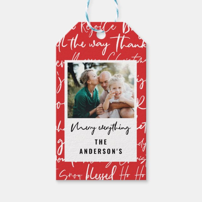 Foto av modern fetstilt grafisk typografi presentetikett (Framsidan)