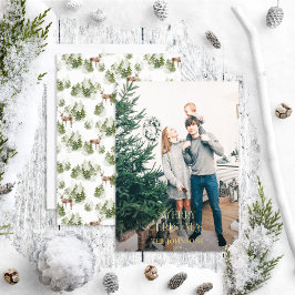 Foto av Modern God jul Forest Grönt Guld