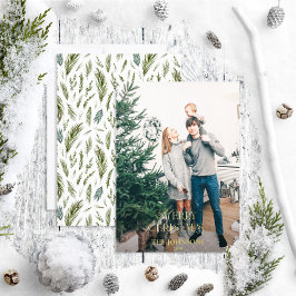 Foto av Modern God jul Forest Grönt Guld