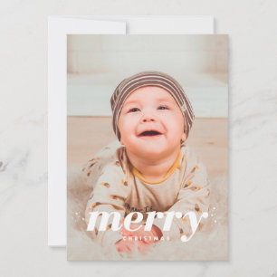 Foto av modern God jul Julkort