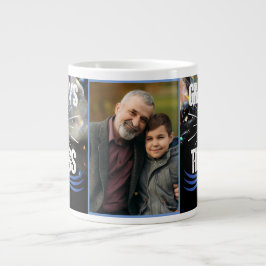 Foto av Modern KeepsakGrandfather Grandpa Family Jumbo Mugg
