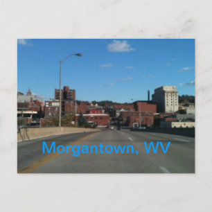 Foto av Morgantown WV horisontvykort Vykort