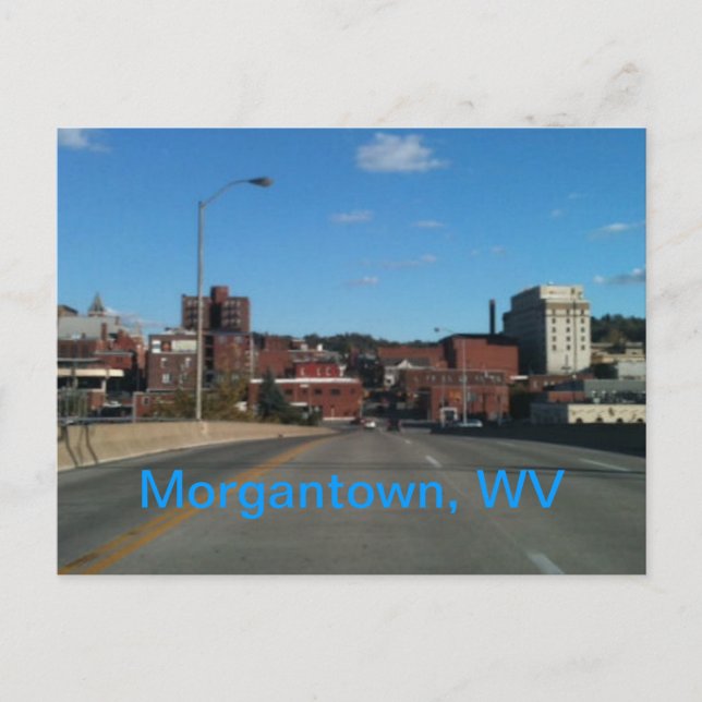 Foto av Morgantown WV horisontvykort Vykort (Framsida)
