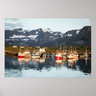 Foto av norska fiskebåtar poster