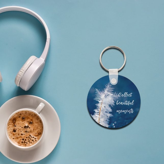 Foto av nyckelkedjan snöflingor nyckelring (Photo of snowflakes keychain
)