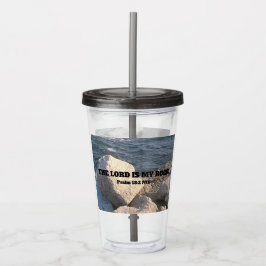 Foto av Ocean Herren är min Sten bible Verse Take Away Mugg