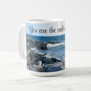Foto av Ocean Salt of the Earth Bibelvers Kaffemugg