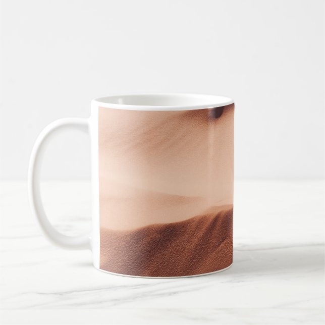 Foto av ökensand kaffemugg (Vänster)
