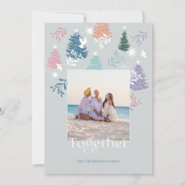 Foto av Pastel Julgran Forest Family Julkort