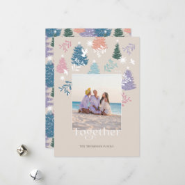 Foto av Pastel Julgran Forest Family Julkort