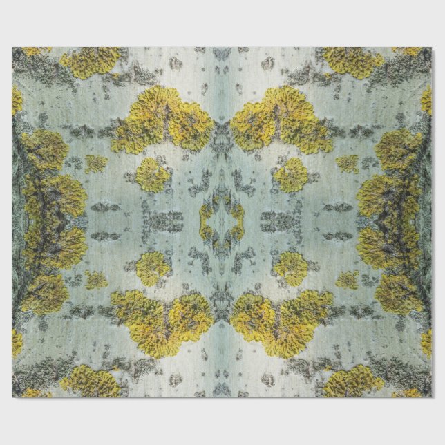 Foto av Real Aspen Träd Bark - Naturligt Amulet Presentpapper (Platt)