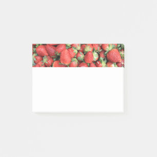 Foto av Red Juicy Strawbär Post-it Block