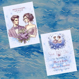 Foto av romsk havsblått havslevande skaldjur spara datumet