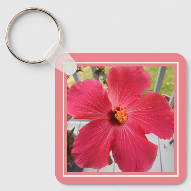 Foto av Rosa Flower Sång i Solomon Bible Verse Nyckelring (Framsida)