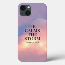 Foto av Rosa Himlar Han Lugnar Storm Bible Verse