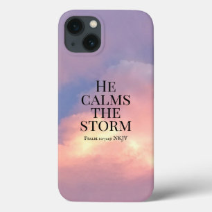 Foto av Rosa Himlar Han Lugnar Storm Bible Verse
