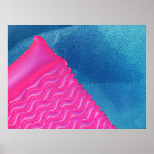 Foto av rosa uppblåsbart leksak poster (Framsidan)