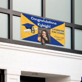 Foto av royal Blue och Guld Vinyl Studenten
