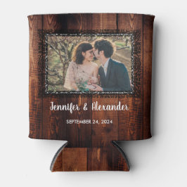 Foto av rustiskt löv bröllop