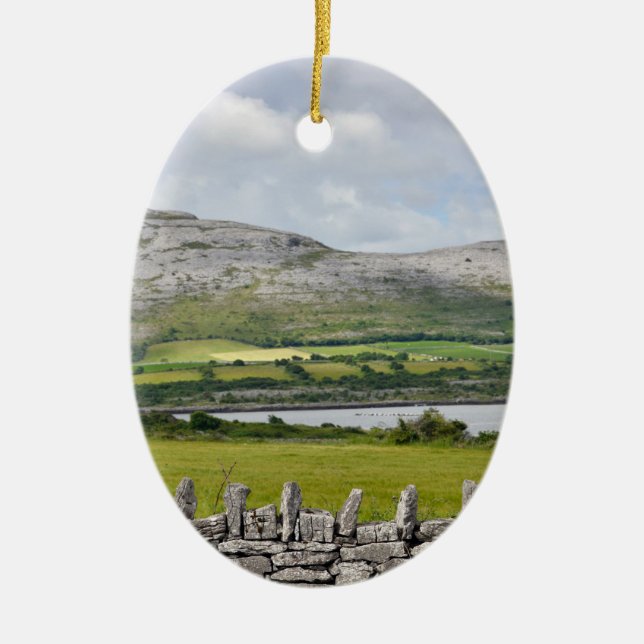 Foto av scenen Burren County Claire Ireland Julgransprydnad Keramik (Framsidan)