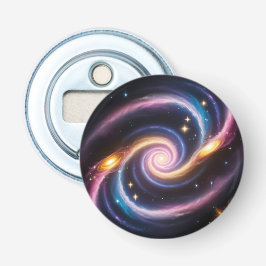 Foto av stjärnor och galaxer av olika färg flasköppnare