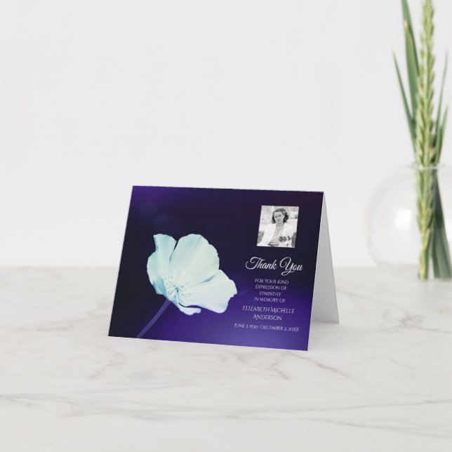 Foto av Sympathy Tack Solemn Wildblomma (Framsida)