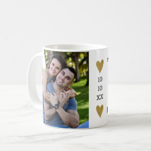Foto av Tack och groom i Bröllop Kaffemugg