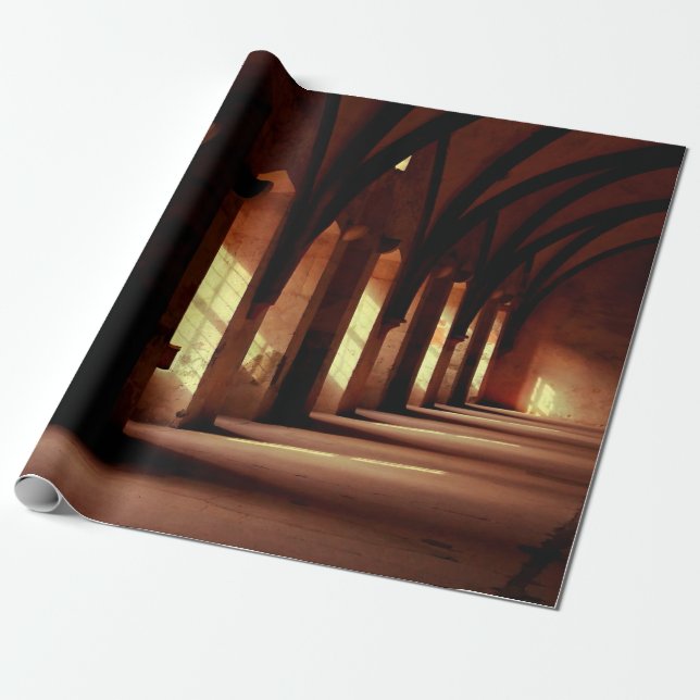 Foto av tomma korridorer presentpapper (Utrullad)