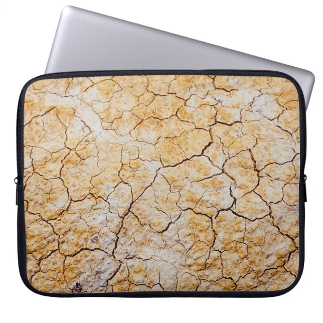 Foto av torkad brun jord laptop fodral (Framsidan)