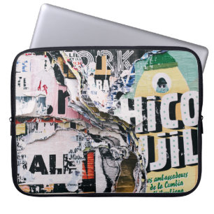 Foto av torn laptop fodral
