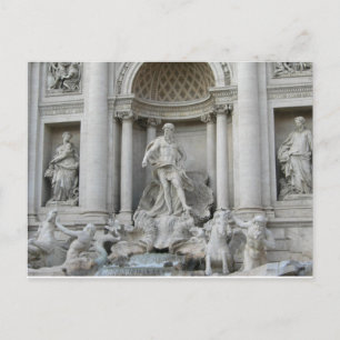 Foto av Trevi Fontän Fontana di Trevi Rom Vykort