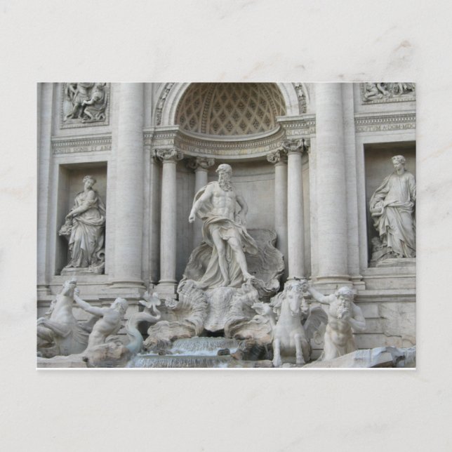 Foto av Trevi Fontän Fontana di Trevi Rom Vykort (Framsida)