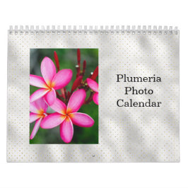 Foto av Tropical Flowers Plumeria  Kalender