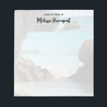 Foto av Tropical Island Kusten & Sea Anteckningsblock<br><div class="desc">Ett anteckningsblock med ett scenfotografi med Bermudas tropiska kusten. Stor taggig sten-kontrast till det ljusa turkoshavet.</div>