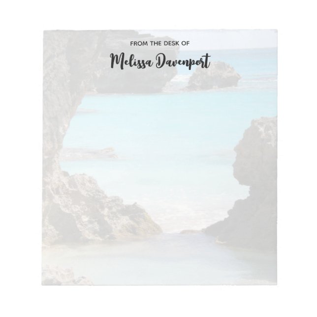 Foto av Tropical Island Kusten & Sea Anteckningsblock (Framsida)