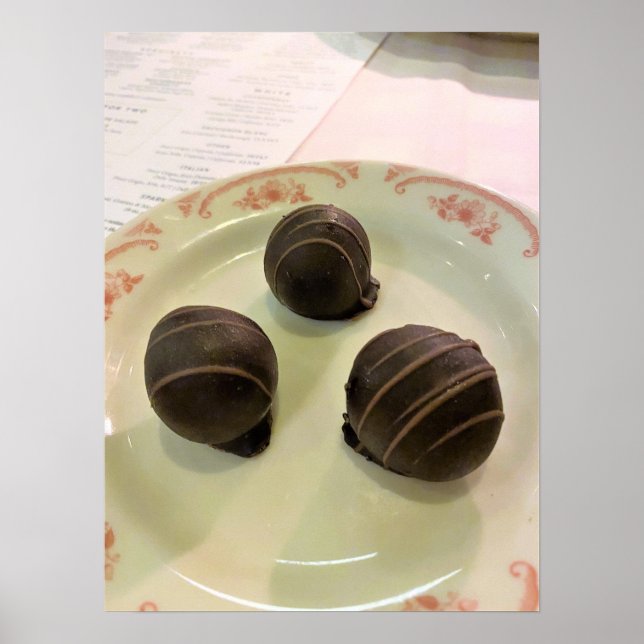 Foto av tryffel poster (Framsidan)