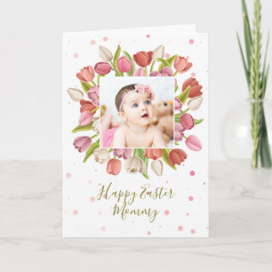 Foto av Tulip Flower Personlig Påsk Helgkort