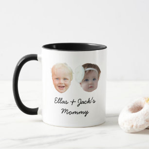Foto av Twin Mamma med två Baby-Personliger Mugg